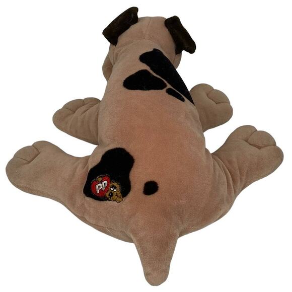 Vintage Tonka Pound Puppies Tan Brown Spots Plush Stuffed Dog W/Tan Newborn 1985 - Picture 3 of 8